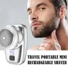 Maquinilla de afeitar eléctrica para hombres Mini afeitadora eléctrica portátil Zao Mini afeitadora recortadora de barba Mini afeitadora eléctrica portátil Tool240115
