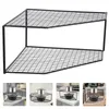 Kitchen Storage Two-layer Pan Rack Pot Countertop Organizer Supply