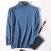 Super Warm 100% Cashmere Turtleneck tröja män kläder höst vinter stickad pullover jumper ropa hombre pull homme 240115