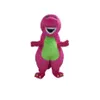 2019 high quality Profession Barney Dinosaur Mascot Costumes Halloween Cartoon Adult Size Fancy Dress3321