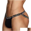 Underpants Cross Strap Men Y Underwear Gay Jockstrap Cotton Male Panties Low Waist Thong Erotic Brief Cueca Tanga Hombreunderpants Dr Dhnye