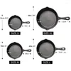 Kastpannor gjutjärn stekpanna 14/16/20 cm non-stick stekt stekpanna äggpannkakan för gasinduktion cooker universal köksredskap