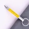 Nowy łańcuch klucza do przenoszenia wielofunkcyjny narzędzie Pen metalowy ballpoint pen cross cross cross nóż narzędzie narzędzie do pióra