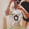 Camicie casual da uomo Spider Web WACKO MARIA Camicia Uomo Donna 1 1 Camicie hawaiane di alta qualità 2023ss Teeephemeralew