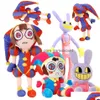 Das erstaunliche digitale Zirkus-P-Spielzeug, niedlicher Cartoon-Clown, weich gefüllte Puppe, lustiges Mädchen, Geburtstag, Weihnachten, Geschenk, Drop-Lieferung, Dhk0J