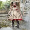 Vampire Girls Costumes Halloween Costume for Kids Wedding Ghost Bride Flower Girl Witch Costume Voodoo Disfraz183t