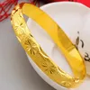 UMQ 24K Gold Armband 999 Full Gold Dragon and Phoenix Ausch Sand Gold Armband Thai Gold Vietnam Sand Gold Armband Bridal240115