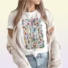 Women039S TSHIRT VINTAGE WILD FLOWERTシャツChic Chic Floral Print Women Tshirtsかわいい女性トップ美学Clot9131161