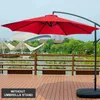 Zelte und Unterkünfte 6/8 Regenschirm Tuch Parasol Abdeckung wasserdichte Oberfläche Sonnenschutz abnehmbar waschbares Zubehör