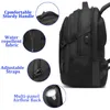 Väskor Hot Selling! Business ryggsäck för män 15,6 tum USB -avgift resor anteckningsbok bärbara ryggsäckar modeskola ryggsäck för man