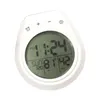 Wall Clocks Digital Shower Clock LCD Screen Kitchen Water Resistant Touch Timer With Shatterproof Bathroom For Kids Adults