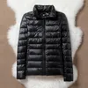 Women's Down Jacket Women Coat Autumn Winter 2024 Spring Jackets för varma quiltade parka damer och lätt kvinnlig ultralätt huva