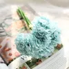 Decorative Flowers Artificial Carnation Flower Simulation Bouquet Fake Silk Multi Color Garden Yard Wedding Party Decor