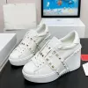 Sequins Wedge Sneaker Open Luxury Shoes Calfskin Rubber Designer Flat Sports Sneakers Platform Tennis Shoes