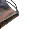 Outdoor Bags Lightweight Thicken Shoes Clothes Storage Riding Travel Backpack Portable Sports Bag Oxford Camouflage Drawstring