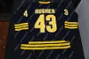 Maillot de hockey personnalisé Michigan Wolverines Adam Fantilli Gavin Brindley Luke Hughes Rutger McGroarty Seamus Casey Quinn Hughes Dylan Larkin Ca