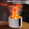 Luchtbevochtigers Creatieve Bonfire Design Luchtbevochtiger USB Home Office 250 ml Geurverspreider Essentiële Olie Aromatherapie Vlam LuchtbevochtigerL240115