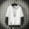 Heren Hoodies Sweatshirts Lente Capuchon Plevier Hoodie Mode Casual Nep 2 Jassen Basis Shirts Drop Levering Otmu6