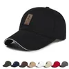 Casquettes de baseball Casquette de baseball pour adultes Badge Broderie Chapeau décontracté Printemps Hommes Femmes Coton Réglable Papa Voyage en plein air Soleil