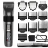 Cortadora de pelo profesional todo en uno, cortadora de pelo eléctrica ajustable para Barba para hombres, cortadora de pelo eléctrica recargable 240115