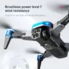 Nouveau drone RC K911 : résistance au vent à 7 niveaux, moteur sans balais amélioré, GPS, caméra à triple réglage, transmission 5G, évitement d'obstacles, drone quadricoptère