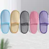 5 paar wegwerppantoffels Hotelreisslipper Sanitair Party Home Slipper Gastgebruik Opvouwbaar Heren Dames Linnen Binnen Slippersvaiduryd