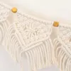 Bohemian Banners Macrame Wall Hanging Tapestry Art Wall Accents Yellow Beads Tassels Chic Boho Decor Dorm Room Home Decoration 240115