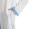 民族服イスラム教徒のジュバ・ジュバ・ラマダン・ローブ・ホワイト・カフタン・サウジアラビア・アラビア・トルコ・イスラム・アバヤ男性カジュアルルーズフード付きドレス