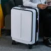 Koffer NEUE 2024 zoll Roll Gepäck mit Laptop Tasche Business Reise Koffer Fall Männer Universal Rad Trolley PC Box Trolley Gepäck Q240115