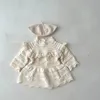 Koreański styl ubrania siostrzane niemowlę dzieci Krajowe ubrania wiosna jesienna dziecko rompers dziewczyny sukienka dla dzieci sweter 240115