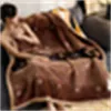 Designer Cashmere Blanket Luxury Double Layer Thickened Cover Blanket Front and Back Universal Shawl Beach Air Conditioning Travel Four Seasons Blanket