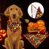 Abbigliamento per cani 2024 Halloween Decora bandane Accessori Sciarpa per animali domestici per piccoli bavaglini Forniture per cuccioli di gatto