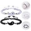 Charme pulseiras tai chi pulseira casal jóias yin yang amizade correspondência namorado namorada casais pulso coisas