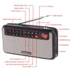 Radio Rolton T60 Portable Tf carte Usb Mini Fm haut-parleur Radio avec affichage Led caisson de basses lecteur de musique Mp3/lampe torche/vérification d'argent