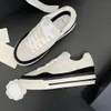 Topkwaliteit kleine witte schoenen gemailliek lederen platform panda schoenen ontwerper casual schoen mannen dames dames sneaker klassieke sneakers streep low top real lederen schoen