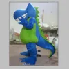 2019 Professional Made Green T-Rex Dinosaur Mascot Costume för vuxen att bära för 223 år