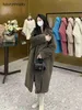 Maxmaras Coat orsacchiotto femminile da donna Cashmere Coats Wool Winter 2024 New Star Style Army Green Fur Particle Fleece Fleece Mid Len S0LJ