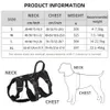 No Pull Large Dog Harness Vest Escape Proof Big Dog Harness med handtag Reflekterande Nylon Dog Walking Chest Rands Pet Supplies 240115
