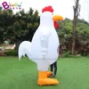 wholesale Outdoor Giant 3M/10feet Height Inflatable Animal Chicken Cartoon Fowl Models For Event Advertising Yard Decoration With Air Blower