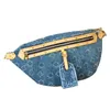 24SS Mujeres Luxurys diseñadores Bolsos de bolsas Bolsas de mezclilla Impresión Fiower bolsas de cuero de cuero