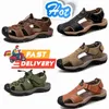 Kobiety cielę skórzana tata sandały pikowane slingback hookloop platforma sandałowe letnie buty plażowe Diamentowe klamra kostki płaskie płaskie sporty klinowe