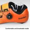 أحذية Boodun Professional MTB Road Bike Shoes مريح قفل ركوب الدراجات التنفس أحذية غير قابلة للدراجات نايلون ركوب الدراجات