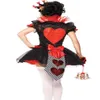 Costume de carnaval d'halloween, robe fantaisie reine Cosplay pour femmes, avec motif de cœur, robe Sexy, vêtements de scène, tenue 263s