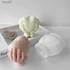 Strumenti artigianali Mani che tengono cuori Stampo in silicone 3D Intaglio Amore Candela Gesso Stampo epossidico Kit fai da te Strumento di cottura a forma di cuore Decorazione di nozze YQ240115