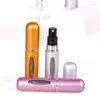 Storage Bottles 5ml Perfume Spray Bottle Mini Refillable Refill Portable Jar Scent Pump Empty Aluminum Cosmetic Containers Atomizer Travel