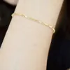 Bracelet chaîne rempli d'or 14 carats, bijoux faits à la main, bracelets à breloques Boho, bracelets de cheville Vintage pour femmes, cadeau de demoiselle d'honneur, Bracelet en or 240115