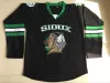 Maillot de hockey Sioux de combat du Dakota du Nord personnalisé pour hommes, n'importe quel nom, n'importe quel numéro, vert, blanc, noir, maillots cousus par l'université