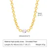 Fashion Ladies Gold Copper Imitation Pearl Pendant Necklace Choker Rolo Chain 9mm 18 '' N124