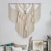 Arazzi Arazzo Macrame Decorazione Boho Stile nordico Tessuto a mano Appeso a parete Soggiorno Arte Decor Bohémien