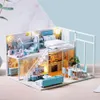 Zhiquwu DIY Cabin "Engter Little Beauty"및 "Life"수제 로프트 미니멀리스트 아파트